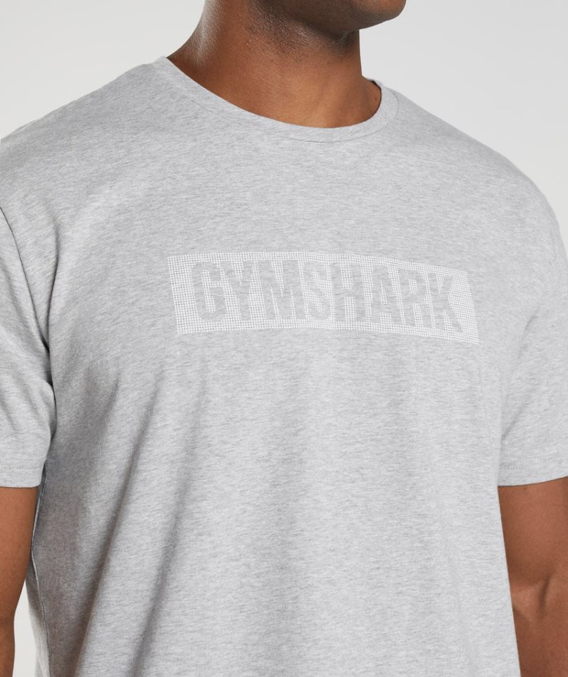 Koszulki Gymshark Block Męskie Głęboka Szare | PL 432JGL